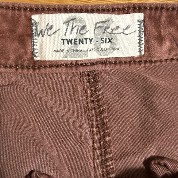 Free People High Rise Just Float On Corduroy Flare Jeans Size 26 - Picture 5 of 7